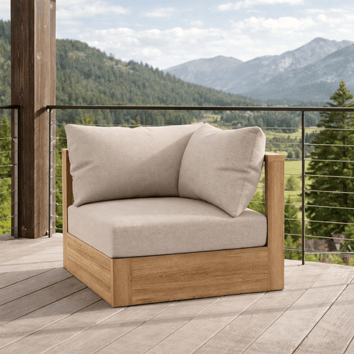 Corner Copacabana Teak Sectional Piece - Teak HQ™