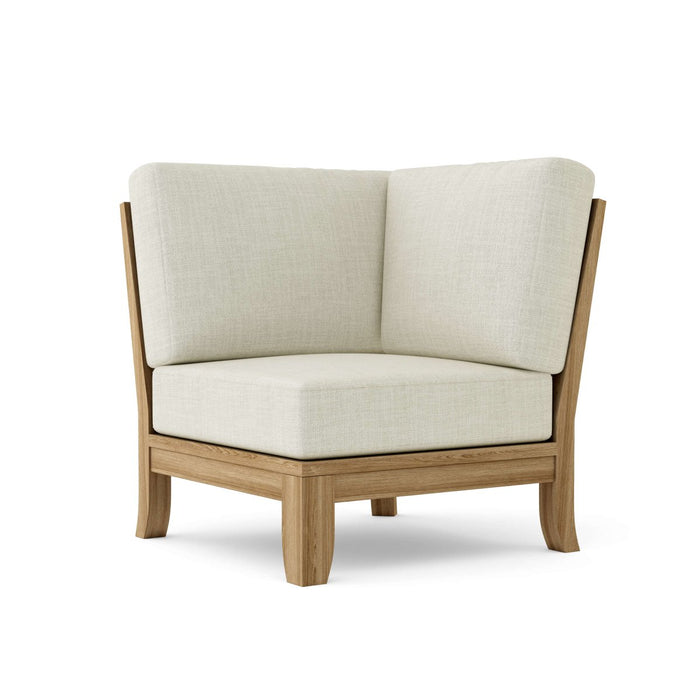 Corner Luxe Teak Sectional Piece - Teak HQ™