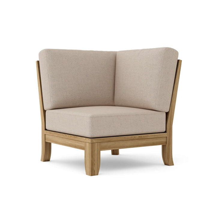 Corner Luxe Teak Sectional Piece - Teak HQ™