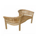 Curved Teak Outdoor Bench (2 - Seater) - Curve - Teak HQ™
