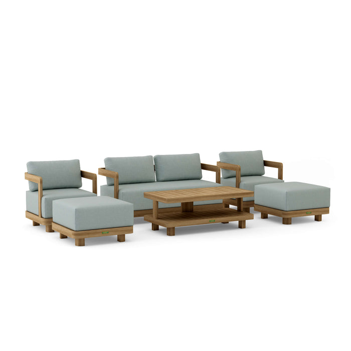 Teak Patio Furniture - Granada 6-Piece Set