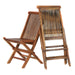Dark Teak Outdoor Furniture Set (Table + 6 Chairs) - by All Things Cedar - Teak HQ™