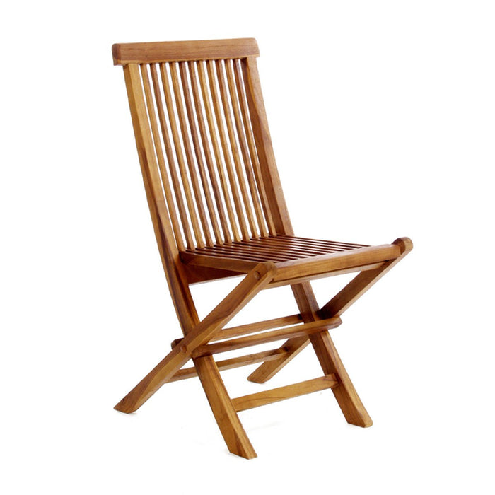Dark Teak Outdoor Furniture Set (Table + 6 Chairs) - by All Things Cedar - Teak HQ™