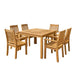 Dining Teak Outdoor Furniture - Windsor (Table) & Rialto (6 Chairs) - Teak HQ™