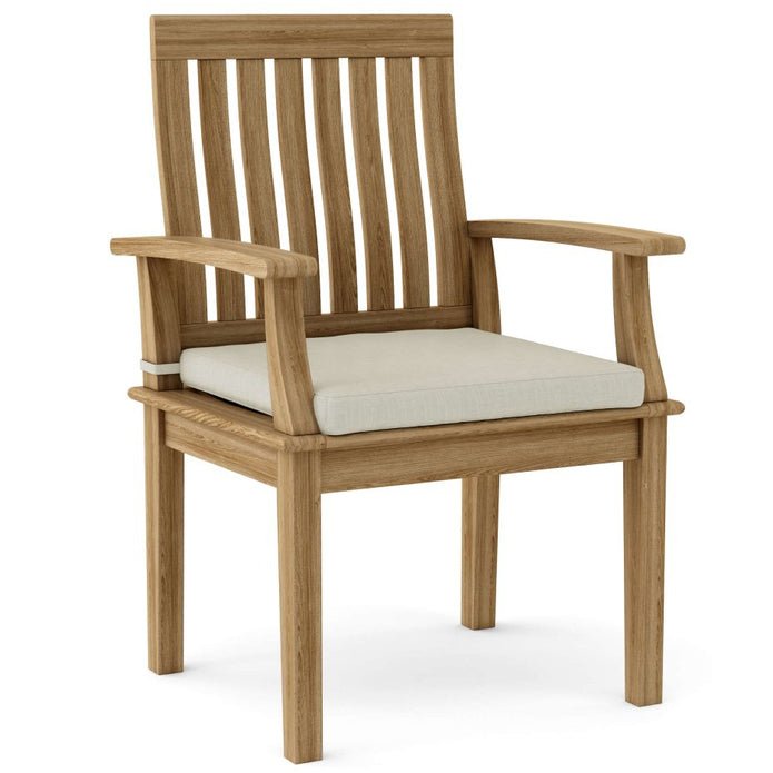 Dining Teak Outdoor Furniture - Windsor (Table) & Rialto (6 Chairs) - Teak HQ™