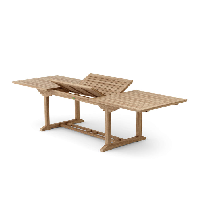 Teak Extension Table (118" Long Rectangle) - Bahama