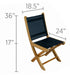 Foldable Teak Chair - Sailmate - Teak HQ™