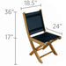 Foldable Teak Chair - Sailmate - Teak HQ™