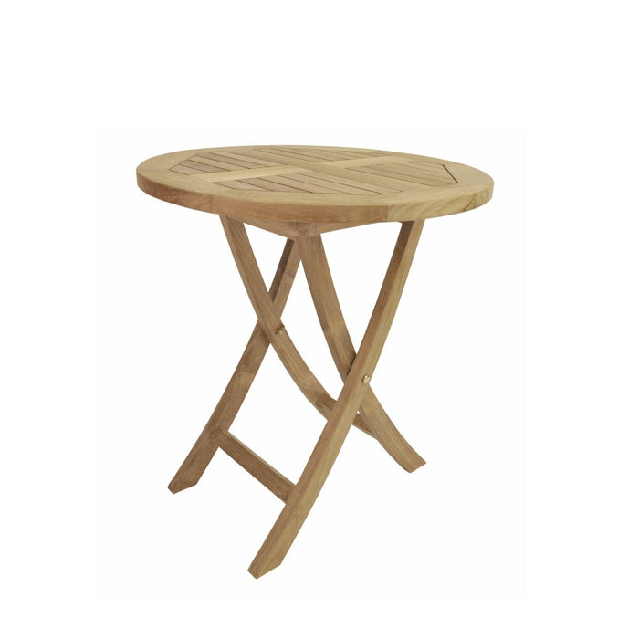 Foldable Teak Dining Table (27" Round) - Bahama - Teak HQ™