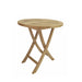Foldable Teak Dining Table (27" Round) - Bahama - Teak HQ™