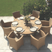 Foldable Teak Table (60" Round) - DropLeaf - Teak HQ™