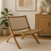 Folding Lounge Chair With Polystrand Seat - Shoreline - Teak HQ™