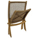 Folding Lounge Chair With Polystrand Seat - Shoreline - Teak HQ™
