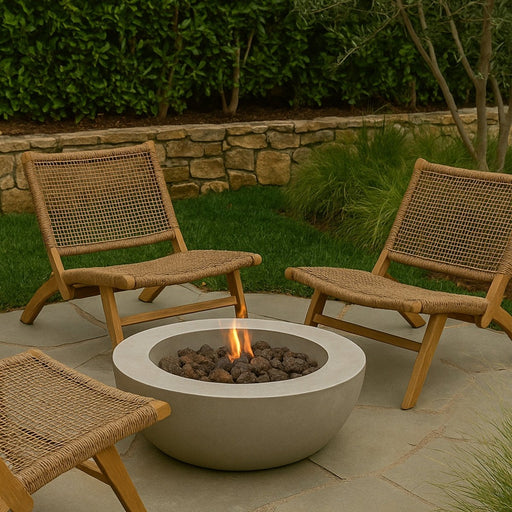 Folding Lounge Chair With Polystrand Seat - Shoreline - Teak HQ™