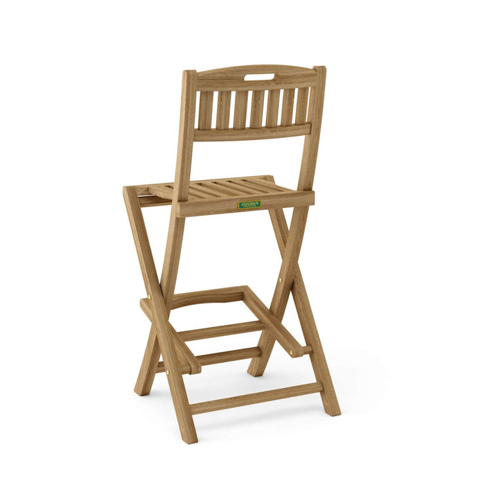 Folding Teak Bar Chair - Altavista - Teak HQ™