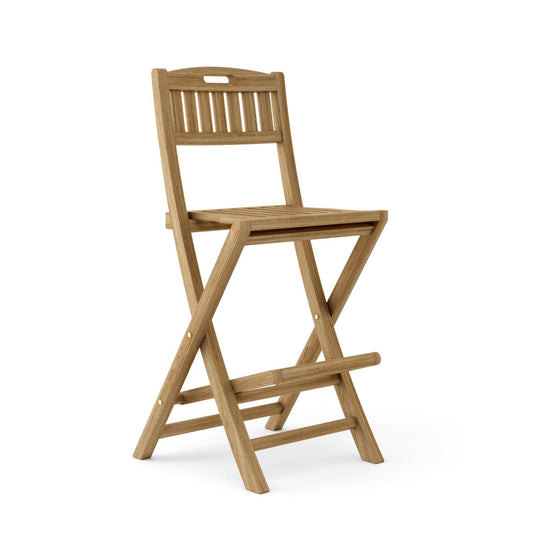 Folding Teak Bar Chair - Altavista - Teak HQ™