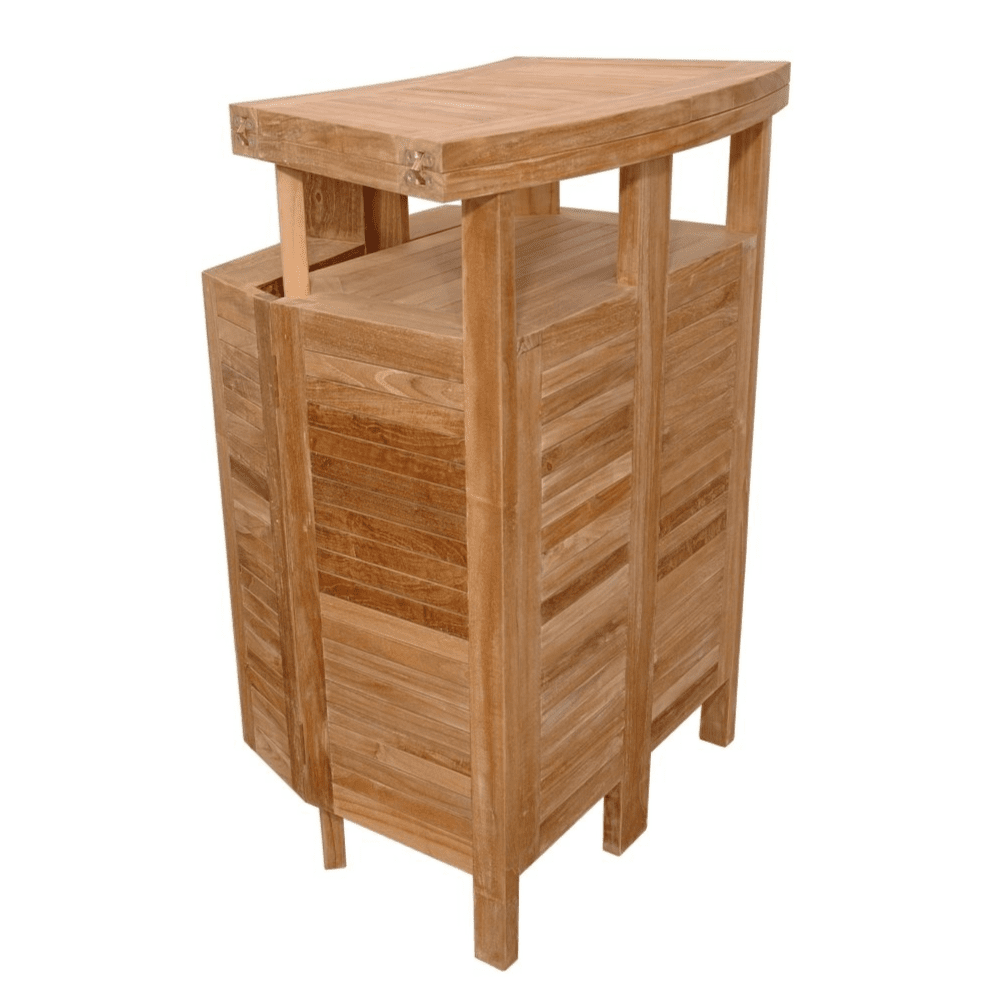 Folding Teak Bar Table (62