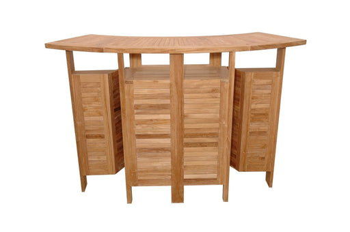 Folding Teak Bar Table (62" Long Rectangle) - Altavista - Teak HQ™