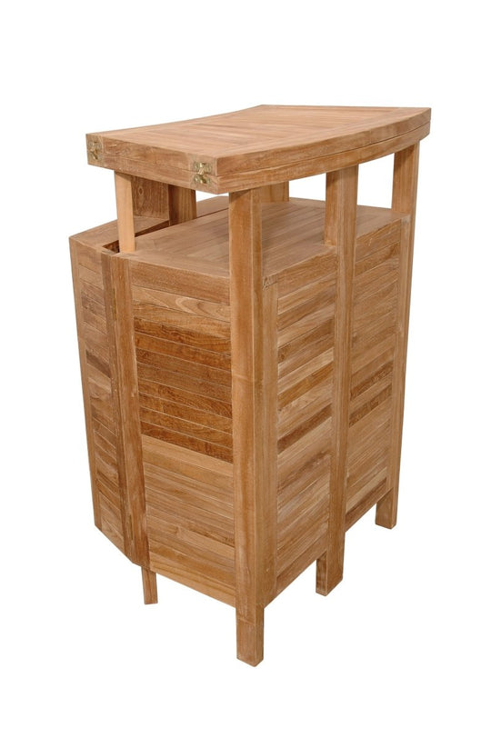 Folding Teak Bar Table (62" Long Rectangle) - Altavista - Teak HQ™