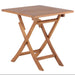 Folding Teak Patio Table for 2 (28" Square) - Monaco - Teak HQ™