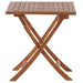Folding Teak Patio Table for 2 (28" Square) - Monaco - Teak HQ™
