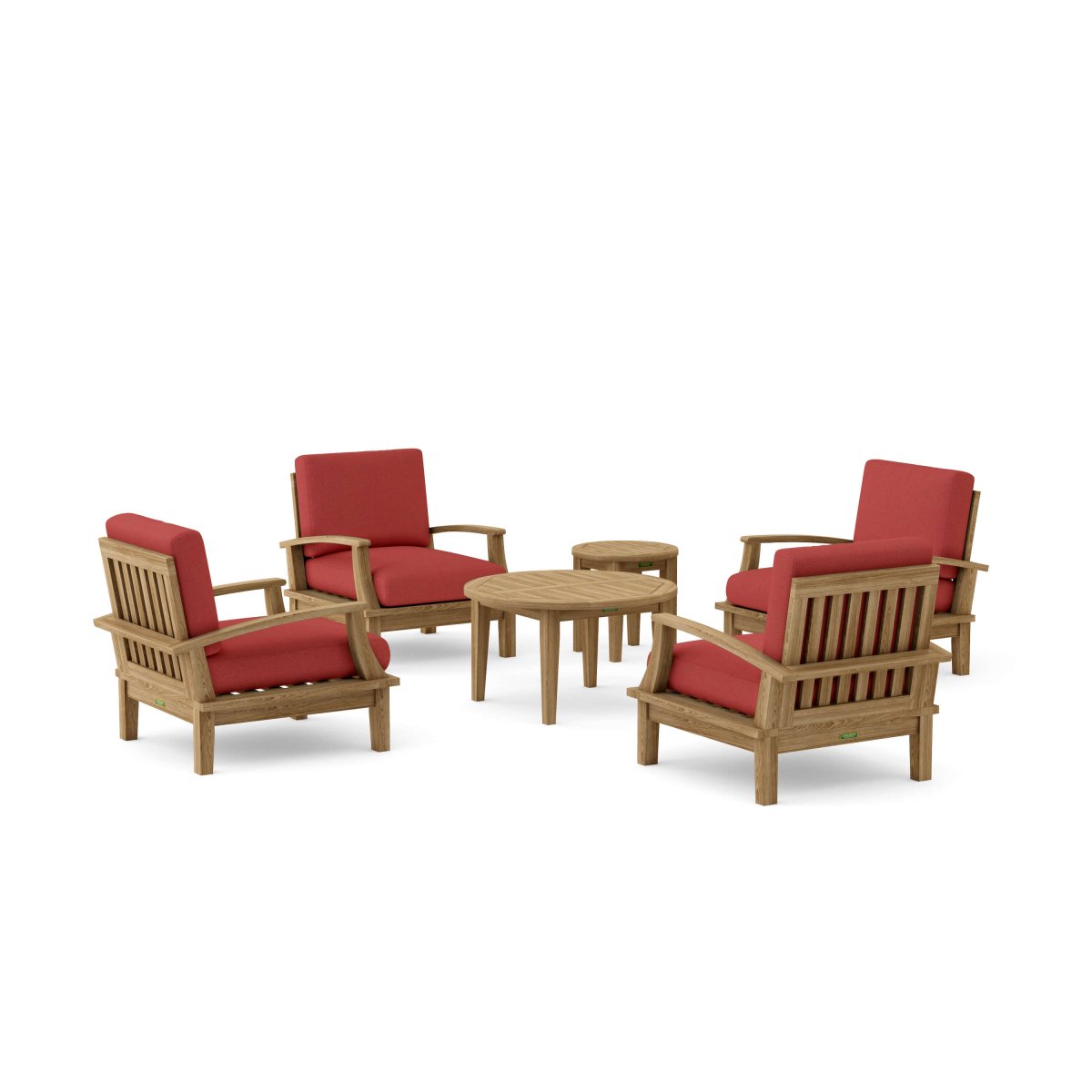 Garden Teak Furniture - Brianna 6 - Piece Set - Teak HQ™