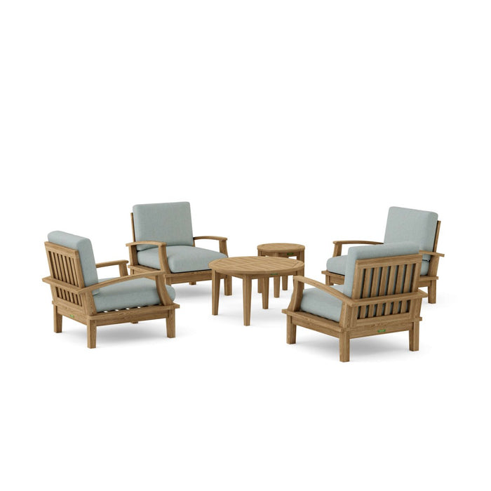 Garden Teak Furniture - Brianna 6 - Piece Set - Teak HQ™