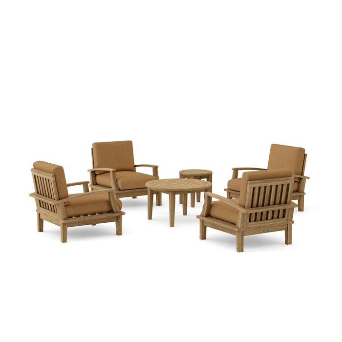Garden Teak Furniture - Brianna 6 - Piece Set - Teak HQ™