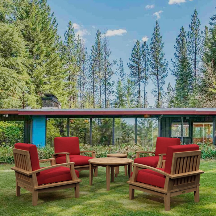 Garden Teak Furniture - Brianna 6 - Piece Set - Teak HQ™