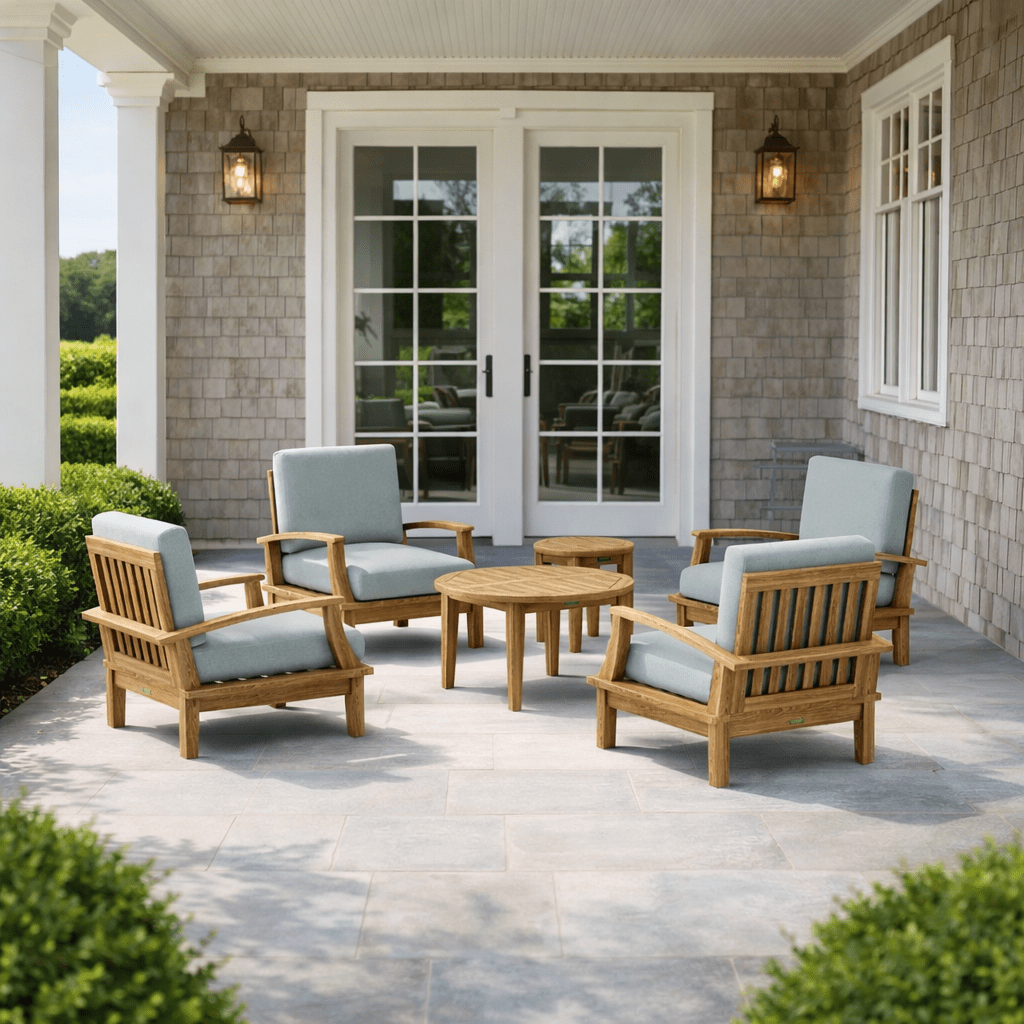 Garden Teak Furniture - Brianna 6 - Piece Set - Teak HQ™