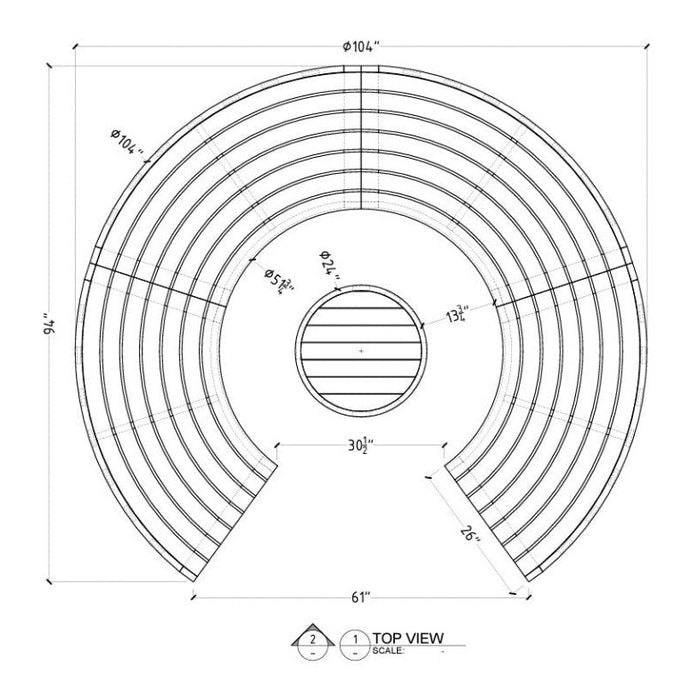 High - End Teak Furniture - Arena 5 - Piece Sectional Set - Teak HQ™