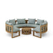 High - End Teak Furniture - Arena 5 - Piece Sectional Set - Teak HQ™