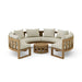 High - End Teak Furniture - Arena 5 - Piece Sectional Set - Teak HQ™