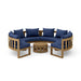 High - End Teak Furniture - Arena 5 - Piece Sectional Set - Teak HQ™