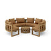 High - End Teak Furniture - Arena 5 - Piece Sectional Set - Teak HQ™