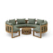 High - End Teak Furniture - Arena 5 - Piece Sectional Set - Teak HQ™
