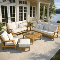 High-End Teak Outdoor Furniture - Miami 6-Piece Set
