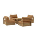 High - End Teak Patio Furniture - Copacabana 5 - Piece Set - Teak HQ™