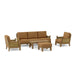 High - Quality Teak Garden Furniture - Luxe 7 - Piece Sectional Set - Teak HQ™