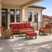 High - Quality Teak Garden Furniture - Luxe 7 - Piece Sectional Set - Teak HQ™