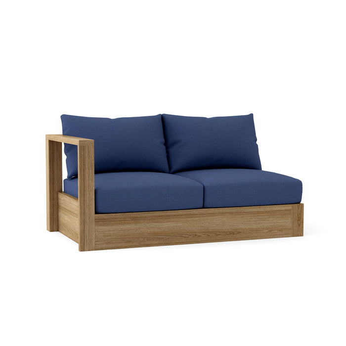 Right End Copacabana Teak Sectional Piece