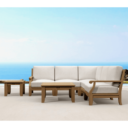 Indonesian Teak Furniture - Riviera 7 - Piece Sectional Set - Teak HQ™