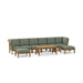 Indonesian Teak Garden Furniture - Natsepa 9 - Piece Sectional Set - Teak HQ™