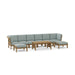 Indonesian Teak Garden Furniture - Natsepa 9 - Piece Sectional Set - Teak HQ™