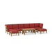 Indonesian Teak Garden Furniture - Natsepa 9 - Piece Sectional Set - Teak HQ™