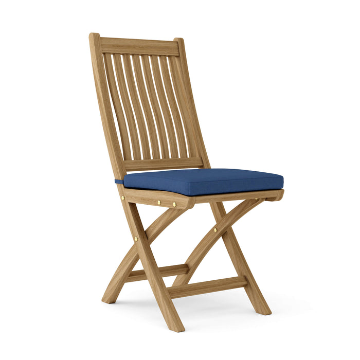 Teak Folding Deck Chairs (Set of 2) - Tropico