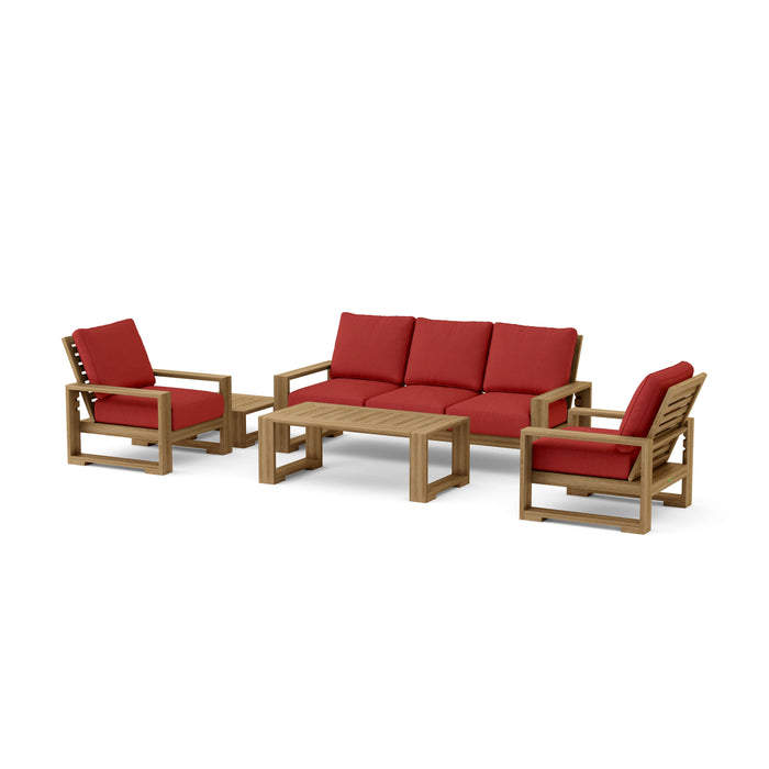 Teak Wood Outdoor Furniture Set - Capistrano 5-Piece Set