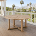 Large Round Teak Outdoor Dining Table (59" Diameter) - Tosca - Teak HQ™