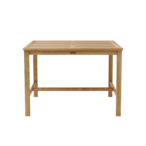 Large Square Teak Bar Table (59" Square) - Windsor - Teak HQ™