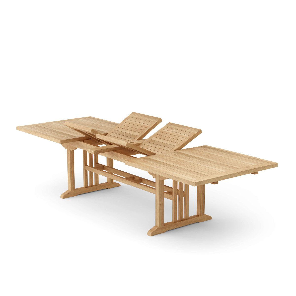 Large Teak Outdoor Dining Table (126